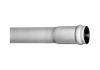 Symalit Kabelschutzrohr HDPE K55 63 mm 5 m mit Muffe